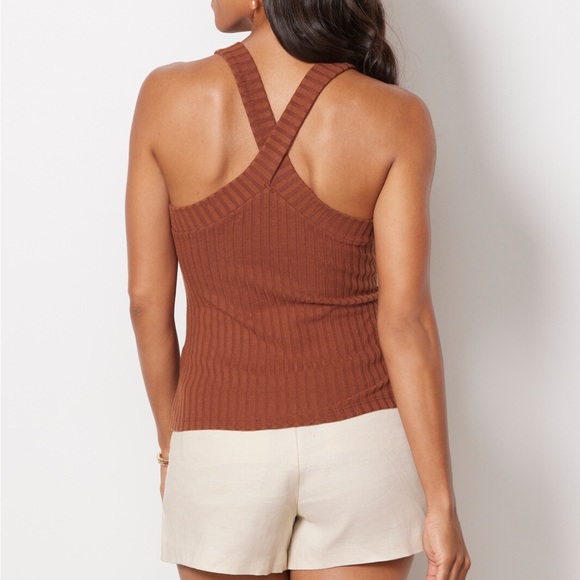 EVEREVE Cross Back Rib Tank - Picture 4 of 6